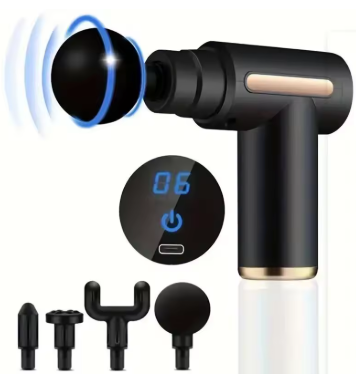 Pistola de Masaje Muscular Portátil